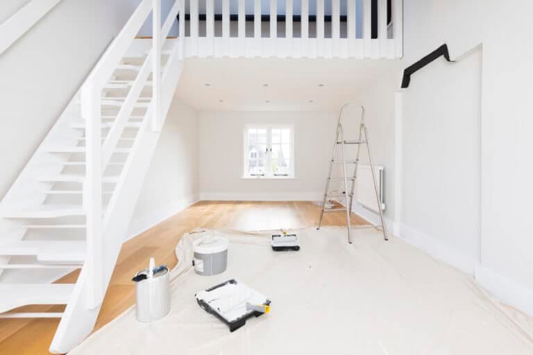 apartment is painted