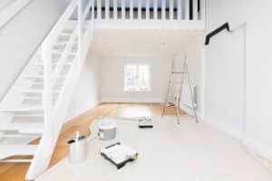 apartment is painted